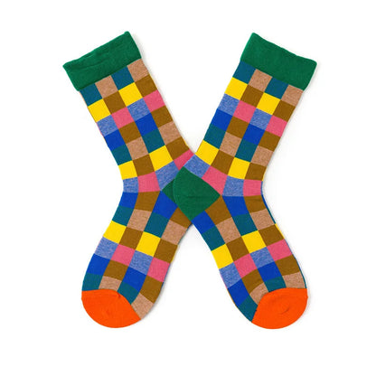 New cotton socks high-quality men's and women's British style casual Harajuku fashion novelty literary couple sexy socks
