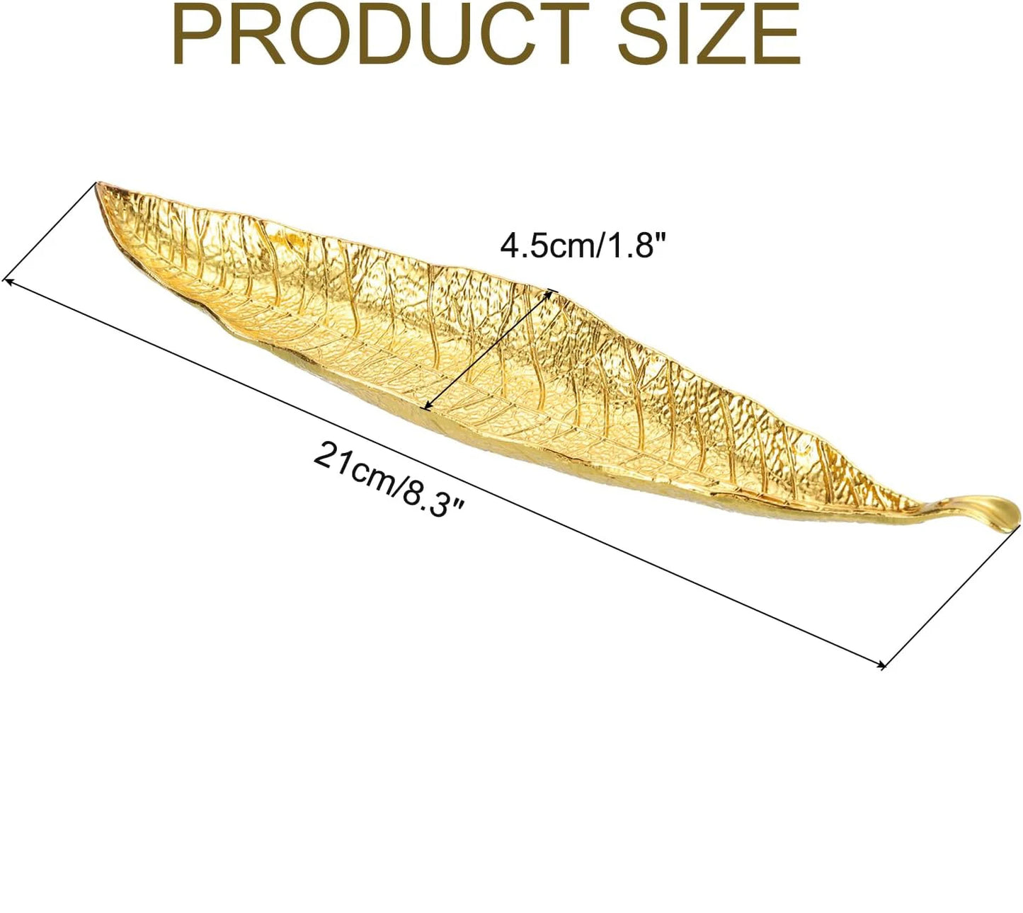 Leaf Incense Burner, Incense Ash Catcher, Incense Sticks Holder for Counters, Meditation Room, Yoga, Home, Office