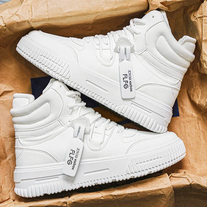 New Fashion Men's Sneakers Soft Comfortable Non Slip Wear Resistant Sole Daily Casual Men Shoes Preppy Winter Skate Ankle Boots