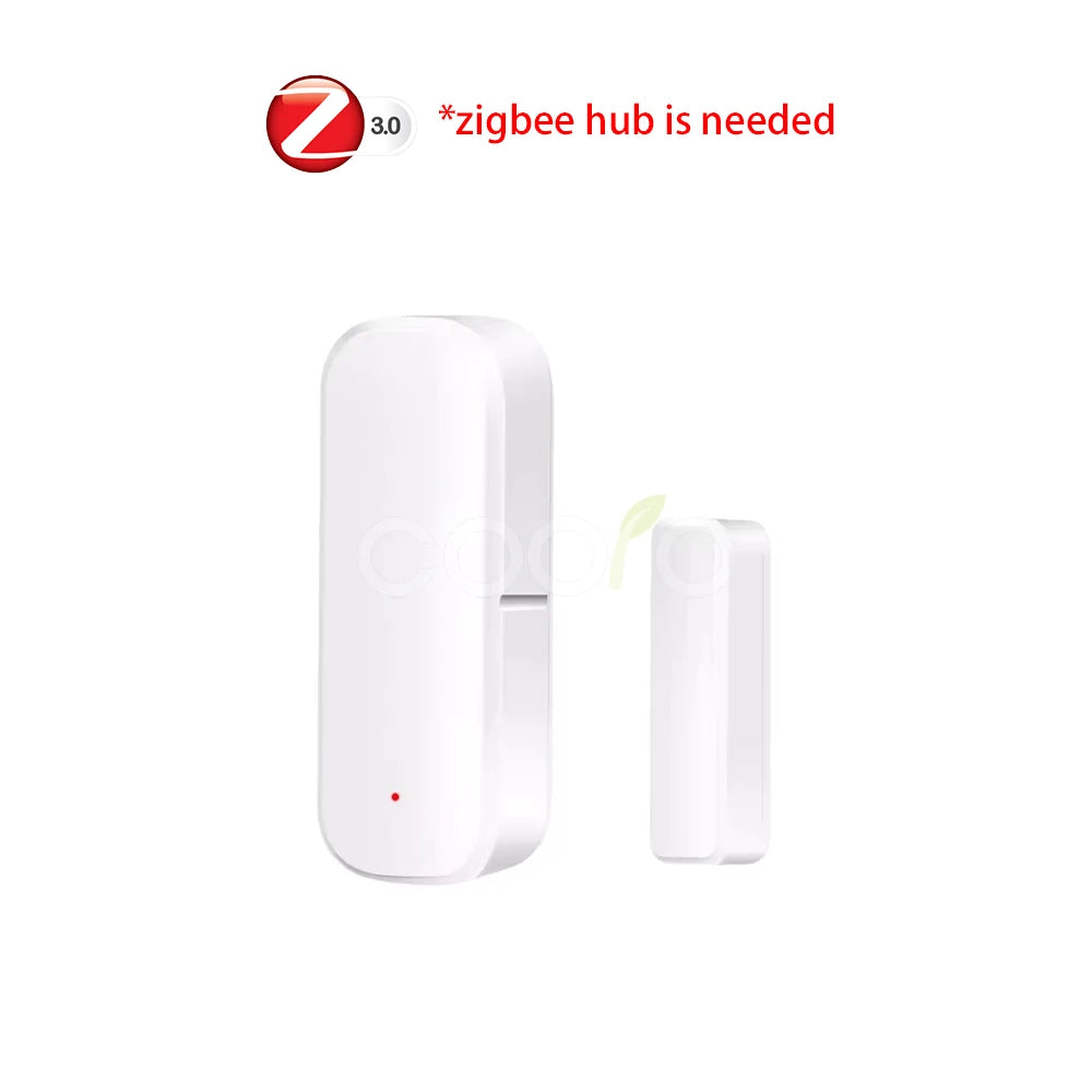 Tuya Zigbee Door Sensor Window Contact Sensor Open Closed Detector Smart Home Alarm Security Protection works with Smart Life