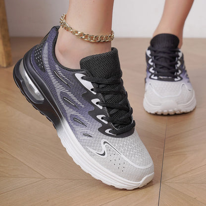 Sneaker Women's Walking Shoes Women's Fashion Air Cushion Mesh Breathable Tennis Sport Shoes
