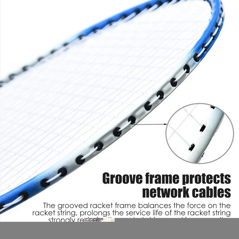 Badminton Rackets Set 2pcs Professional Portable Badminton Rackets With Carrying Bag And 3 Badminton Balls Team Sports Equipment