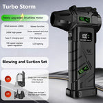New Powerful Turbo Air Blower 380g Wind Pressure 240W High Power Turbo Fan Portable Vacuum Cleaner Brushless Motor Air Duster