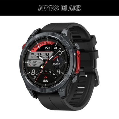 NEW Zeblaze Stratos 4 GPS Smartwatch, 1.43" AMOLED Screen Compass Barometric Altimeter Flashlight Voice Calling Smart Watch