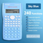 Portable Dual-Row Screen Multi-Functional Scientific Calculator Essential Stationery for School and Office Supplies