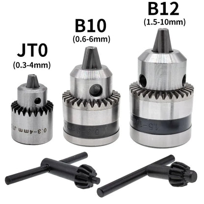 1PCS JT0 B10 B12 0.6-6mm 0.3-4mm 1.5-10mm Drill Chuck Adaptor Connecting Rod Shaft Sleeve Steel Copper Coupling 4/5/6/8/10/12mm