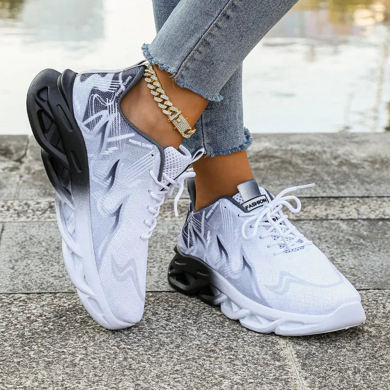 Women Casual Sports Shoes, Breathable Lightweight Sneakers, Anti-slip Flats, Outdoor Running Walking Shoes, Female Vulcanized Shoes