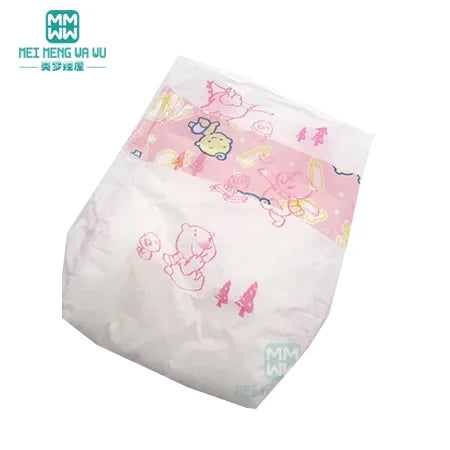 Doll accessories for 15-17 inch newborn doll backpack, seat towel, blanket, toy diaper, panties bag