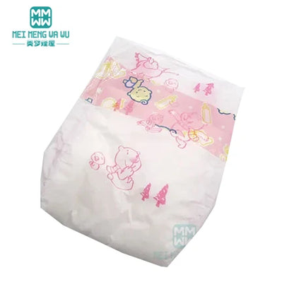 Doll accessories for 15-17 inch newborn doll backpack, seat towel, blanket, toy diaper, panties bag