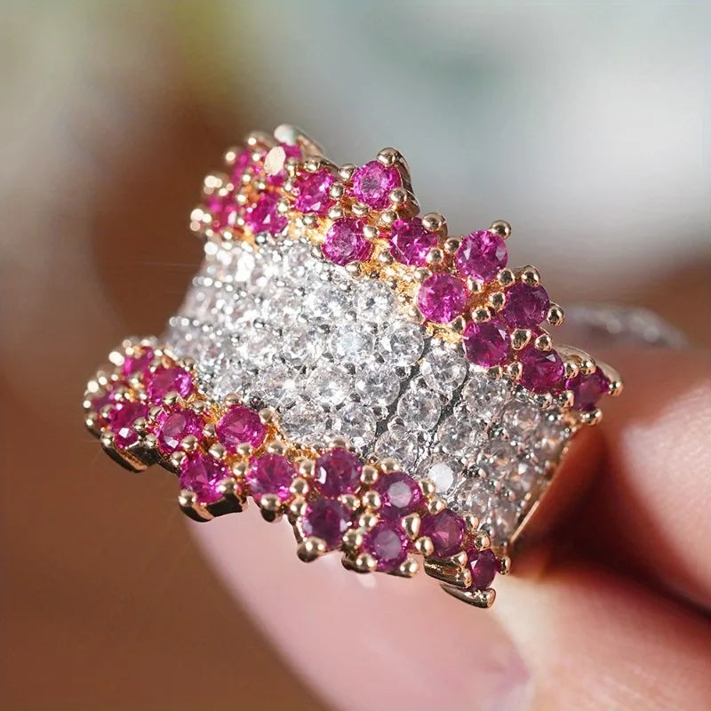 Vintage Palace Style Elegant Party and Banquet Women's Ring for Valentine's Day, Anniversaries, Daily and Formal Occasions
