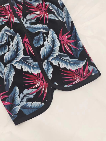 Summer men's hot selling beach pants, casual vacation printed men's pants, comfortable and breathable street clothing