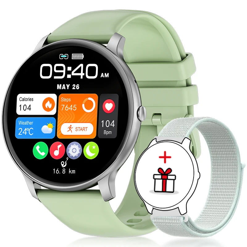 LIGE New Smart Watch Women, Bluetooth Call Sports Fitness Watches, Heart Rate Health Monitor Smartwatch Ladies For Android iOS