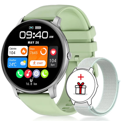 LIGE New Smart Watch Women, Bluetooth Call Sports Fitness Watches, Heart Rate Health Monitor Smartwatch Ladies For Android iOS