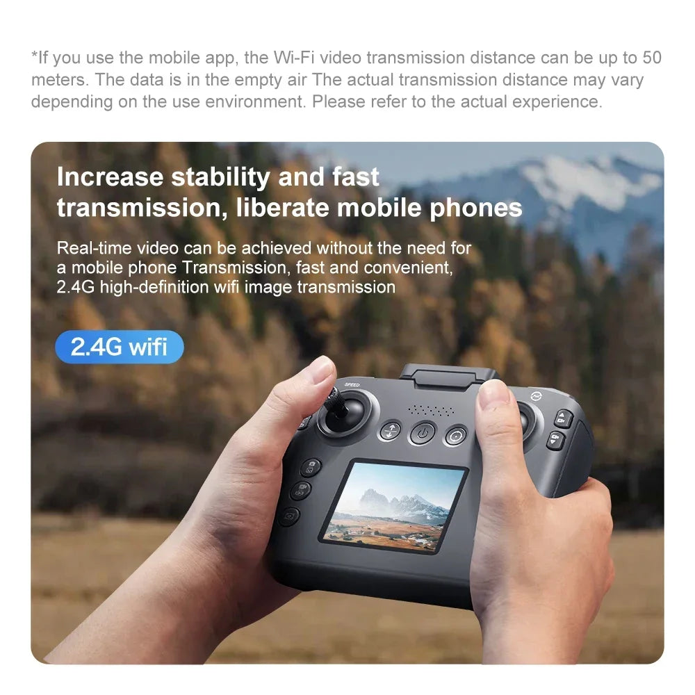 For Genuine V666 Drone Professional WIFI 5G Drone Obstacle Avoidance Brushless Altitude Headless Mode RC Quadcopter FPV Toys