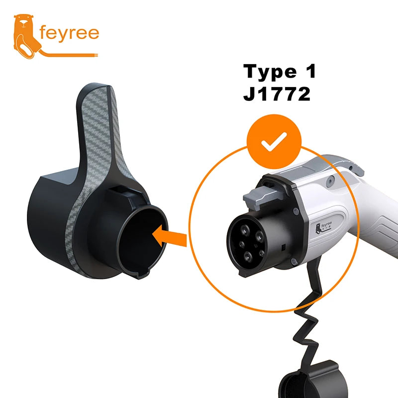 feyree EV Charger Holder Holster Dock For Electric Vehicle Type 2 Charging Cable Extra Protection Leading Wallbox