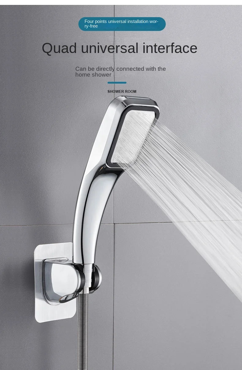 1.5/2M Black/Silver SUS 304 Flexible Shower Hose Long Bathroom Shower Pipe Extension Water Pipe Pull Pipe Bathroom Accessories