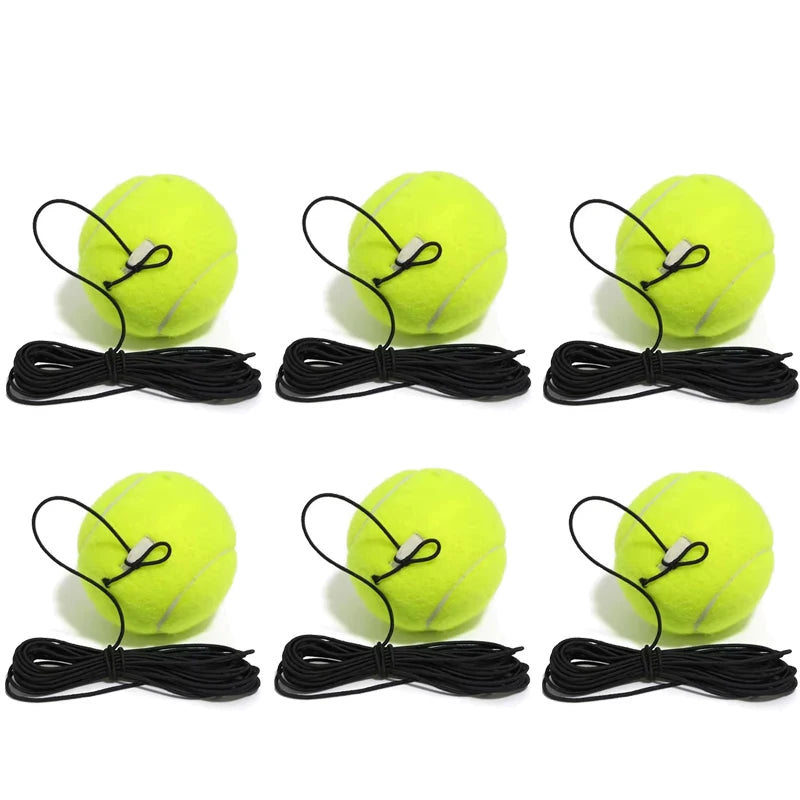 Professional Tennis Training Aids Bases With Elastic Rope Ball Practice Self-Duty Rebound Tennis Trainer Tennis Practice Tool
