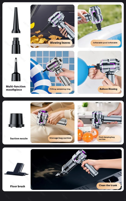 NEW Car Vacuum Cleaner, 998000PA Mini Cordless Powerful Portable Car Vacuum Cleaner for Home, Handheld Blower Car Cleaner