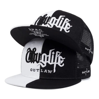 1 Pcs, Fashion Fastball CAP, Thuglife Embroidery Hiphop Baseball Cap, Snapback Hat, Adult Outdoor Casual Sun, Casual Bone Adjustable