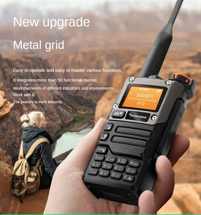 Quansheng UV-K5(8) 5W Walkie Talkie: Air Band Aviation Receiver, UHF VHF Dual Band, Type-C Charge, DTMF, NOAA, FM Two Way Radio