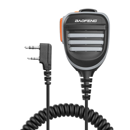 BaoFeng Walkie Talkie BF-780 2 Pin PTT Speaker Mic for Quansheng UV-K5 K6 Baofeng UV-5R BF-888S UV-5RH 21 17 PRO HAM Radio