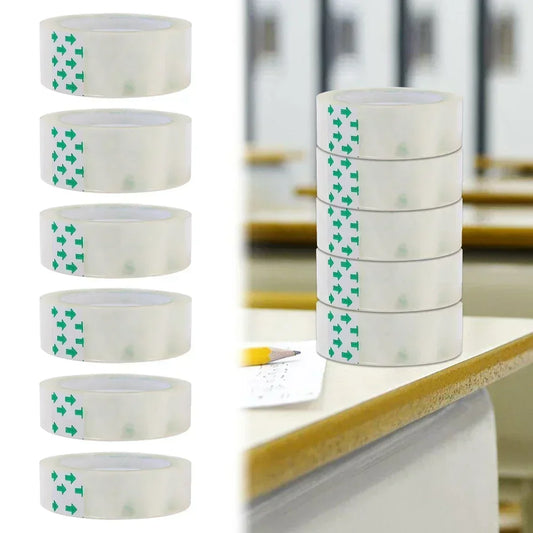 10/5/1 Rolls, Premium Transparent Tape, 0.8cm 1.2cm 1.8cm, Multifuntion High-viscosity Adhesive Tape for Gift Wrapping Packing