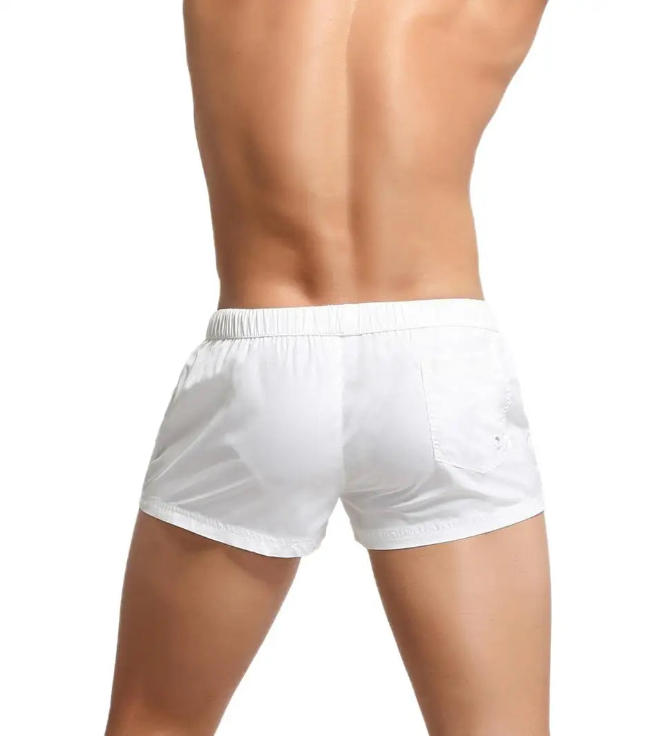 Men's Summer Beach Shorts, Swimwear Trunks Board Short Pants, Male Gym Shorts, Swim Surf Fitness Quick Dry Shorts, SEOBEAN