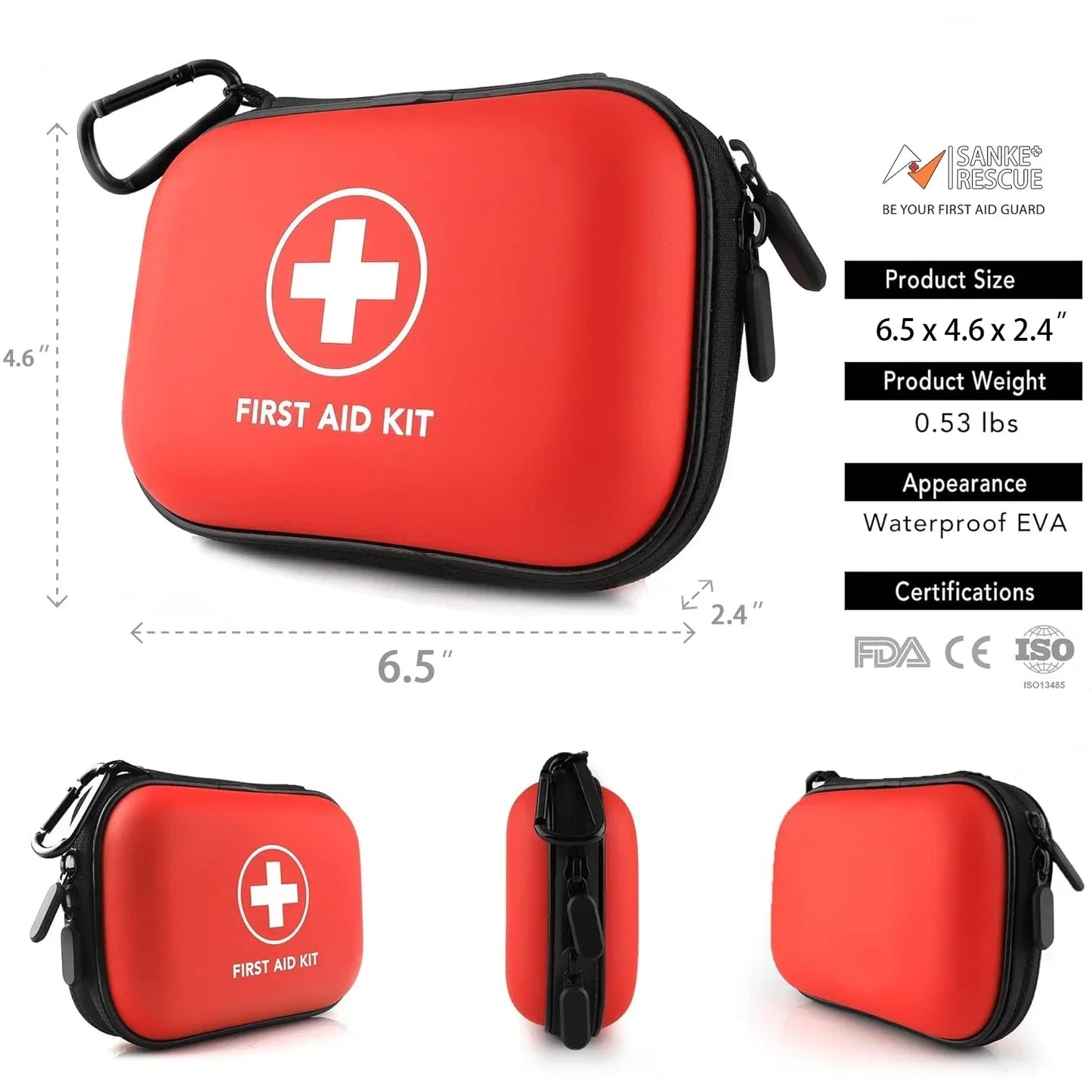 First Aid Kit, Multi-purpose Emergency Medical Kit, Outdoor Multi-functional Medical Kit, Home Emergency Kit, For Camping and Hiking