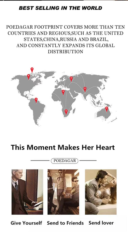 Luxury Watch For Woman, Waterproof Calendar High Quality Ladies Watch, Stainless Steel Quartz Women's Watches With Elegant Box, POEDAGAR