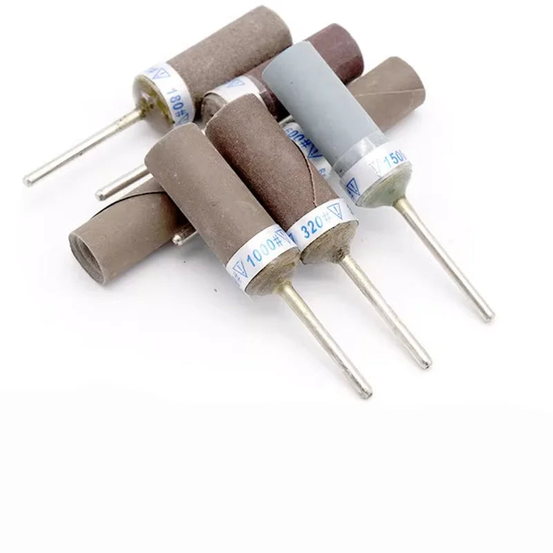 13Pcs Grit 180 to 5000 Sand Paper Bar Sandpaper Rotary Cutter 2.35mm Shank Rod Abrasive Grinder Rotary Tools Accessories
