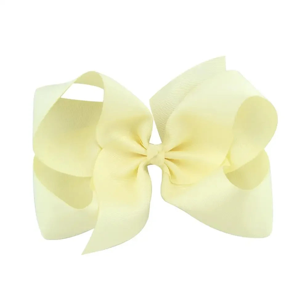 1PC Grosgrain Ribbon Solid Color Hair Bows Clip Girls Hair Clips Hairpins Barrettes Kids Baby Hair Accessories Wholesale