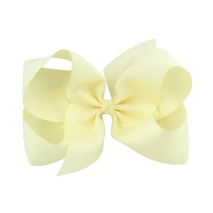 1PC Grosgrain Ribbon Solid Color Hair Bows Clip Girls Hair Clips Hairpins Barrettes Kids Baby Hair Accessories Wholesale