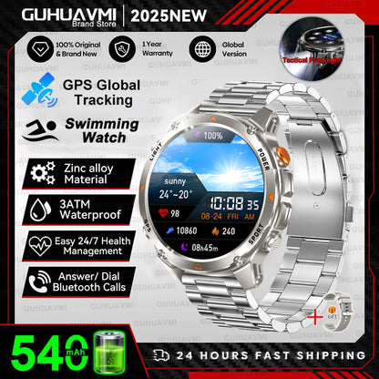 New Professional GPS Sports Smart Watch, Outdoor RIDE Run GPS track Swim Watchs Compass Altimeter, 3ATM Sports Bracelets, men, ladies