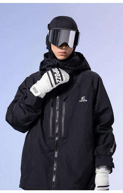 COPOZZ Upgrade Thicken Ski Gloves Winter Men Women 3M Thinsulate Thermal Snowboard Gloves Waterproof Warm Mittens Ski Gloves