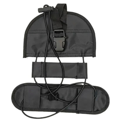 Correa de amarre de carga de nailon negro duradero con hebilla de leva, kits de viaje, herramienta de camping al aire libre
