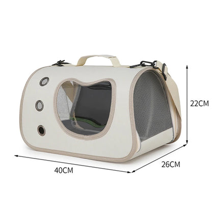 Portable Pet Carrier Bag for Small Dogs Cats, Outdoor Foldable Cat Bag, Breathable Cat Shoulder Bag, Kitten Carrying Bag