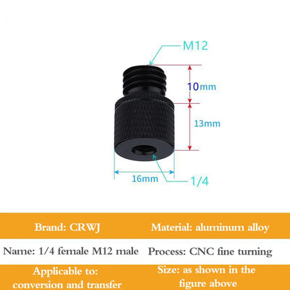 Conversion Screw Dual Nuts Tripod Mount 1/4toM4 M5 M6 M8 M10 Inch Projector Bracket Adapter Converter for DSLR Camera Tripod Acc