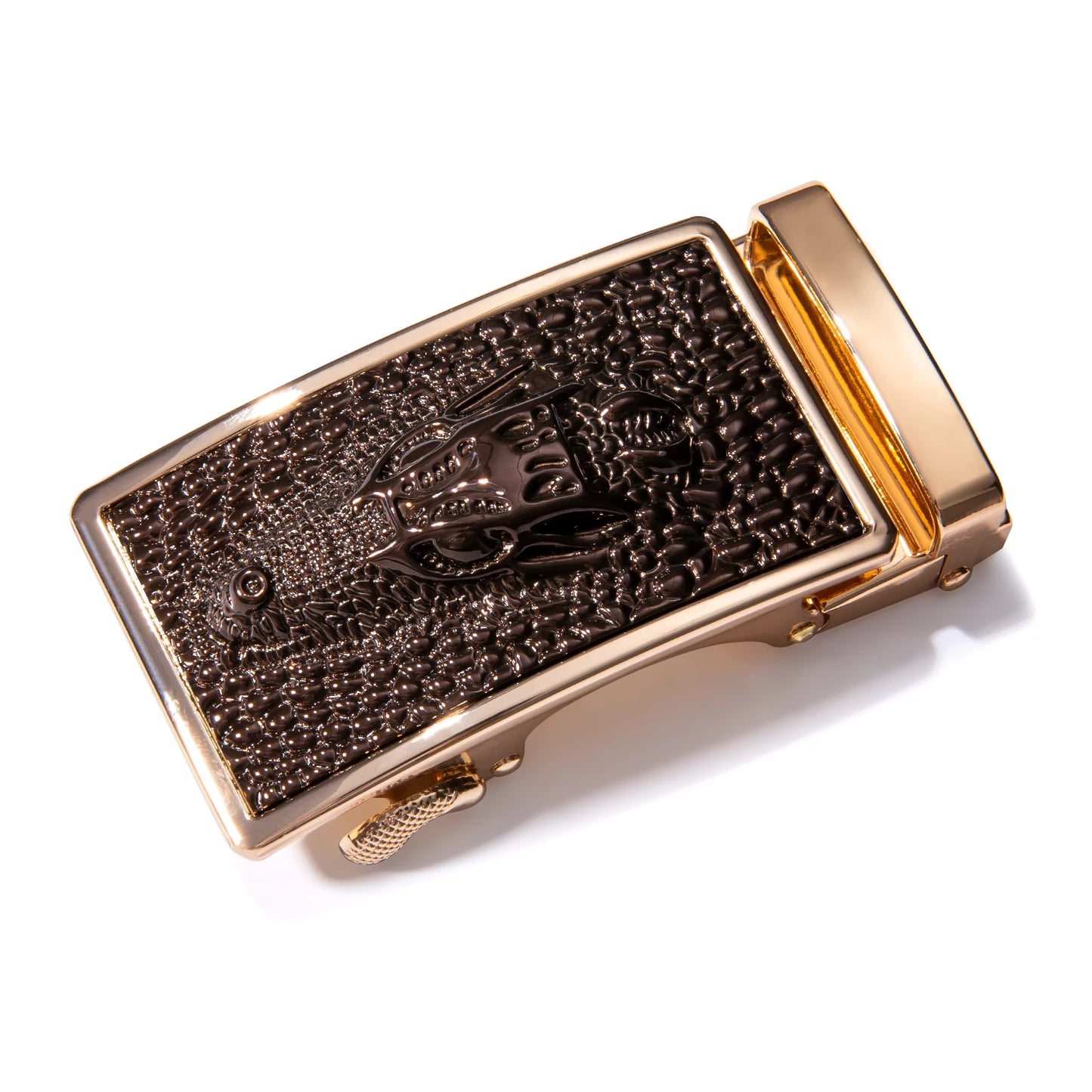 60 Kinds Metal Mens Relacement Belt Buckles Button Sliding Buckle Without Belt Black Gold Blue for 3.5 cm Ratchet Belts ONLY