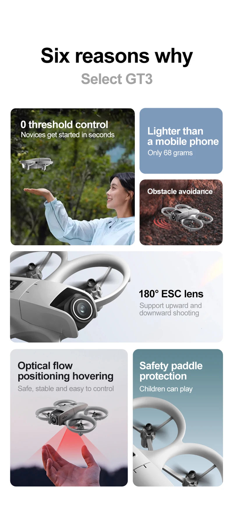 GT3 Drone 8K HD Dual Camera GPS 5G Professional Aerial Photography Remote Control Aircraft with VR Glasses Quadcopter UAV