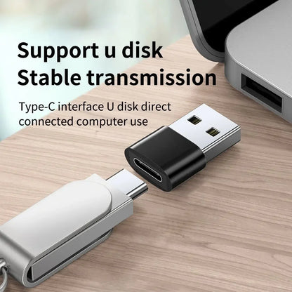 1pcs/2pcs USB C Female To USB A Male Adapter, Type C To USB A Charger Cable Converter For IWatch 7 AirPods, MacBook, iPhone