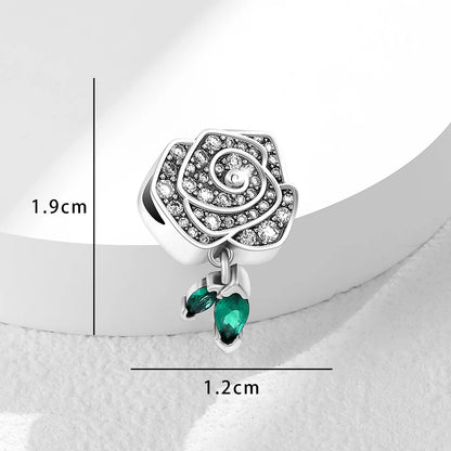 Authentic 925 Sterling Silver Charm Sparkling Star Moon & Sun Pendant Fit Original Bracelets DIY Women Bangles Jewelry Gift