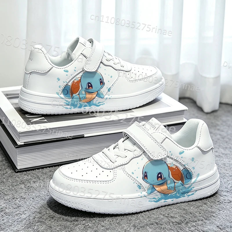 Boys Girls Pokemon Kids Parent Child Shoes Woman Simple Cute Cartoon Print Popular Sports Shoes Zapatos Kids Gift for Him