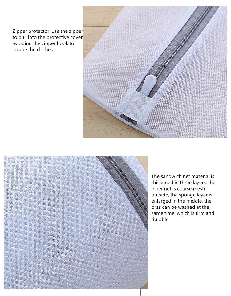 Fine Net Laundry Bag, Clothing Care Washing Machines Dirty Laundry Basket, Travel Shoes Mesh Bags, Woman Bra Clothes Organizer