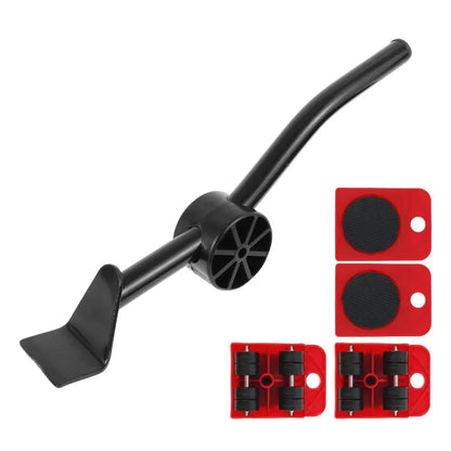 Juego de rodillos para mover muebles, transportador, herramienta de elevación de muebles de servicio pesado, herramienta de rodillos deslizantes para transportador de muebles