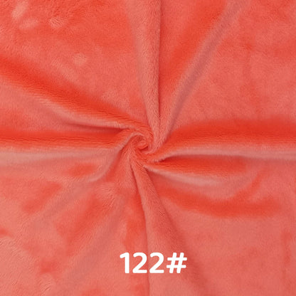 5mm Pile Length Soft Minky Fabric Sewing For Cotton Doll Hair Thicken Encryption Fabric Plush Single Sided Stuffed Animals Toys