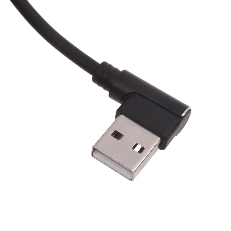60W Fast Charging USB C to USB2.0, USB A to Micro USB, Type C to Type C Coiled Cable, 90 Degree Right Angle Design Cable for Smartphone Tablet Speaker Headphone