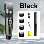 Electric Hair Clipper Men's Professional Hair Clipper Ceramic Blade Household Low Noise Trimmer USB Charging Men's Haircut Tools