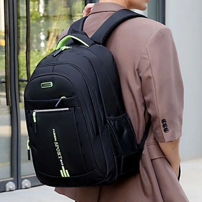 Ladies' backpack, female Korean version, trendy large capacity, high school, middle school, student backpack, travel bag, computer