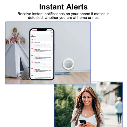 EWelink Zigbee With/Without a Stand PIR Motion Sensor, Human Body Infrared Detector, Security Alarm Sensor Works With APP