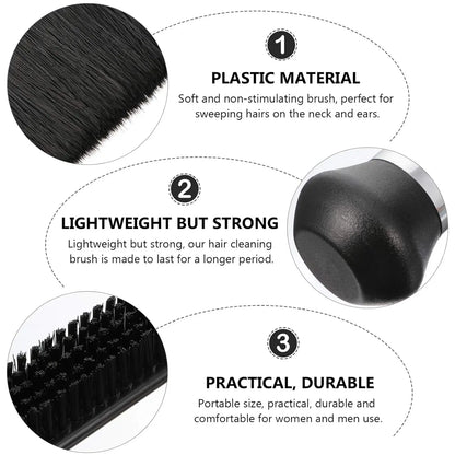 2/3-piece Neck Dust Collector Hair Cleaning Brush for Hairdressers Neck Dust Collector Hairdresser Salon Blade Clean Brush Tool